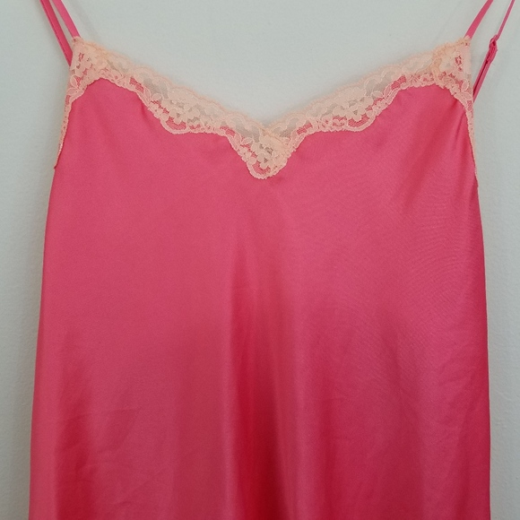 Victoria's Secret Peachy-Pink Satin & Lace Slip - Picture 5 of 7